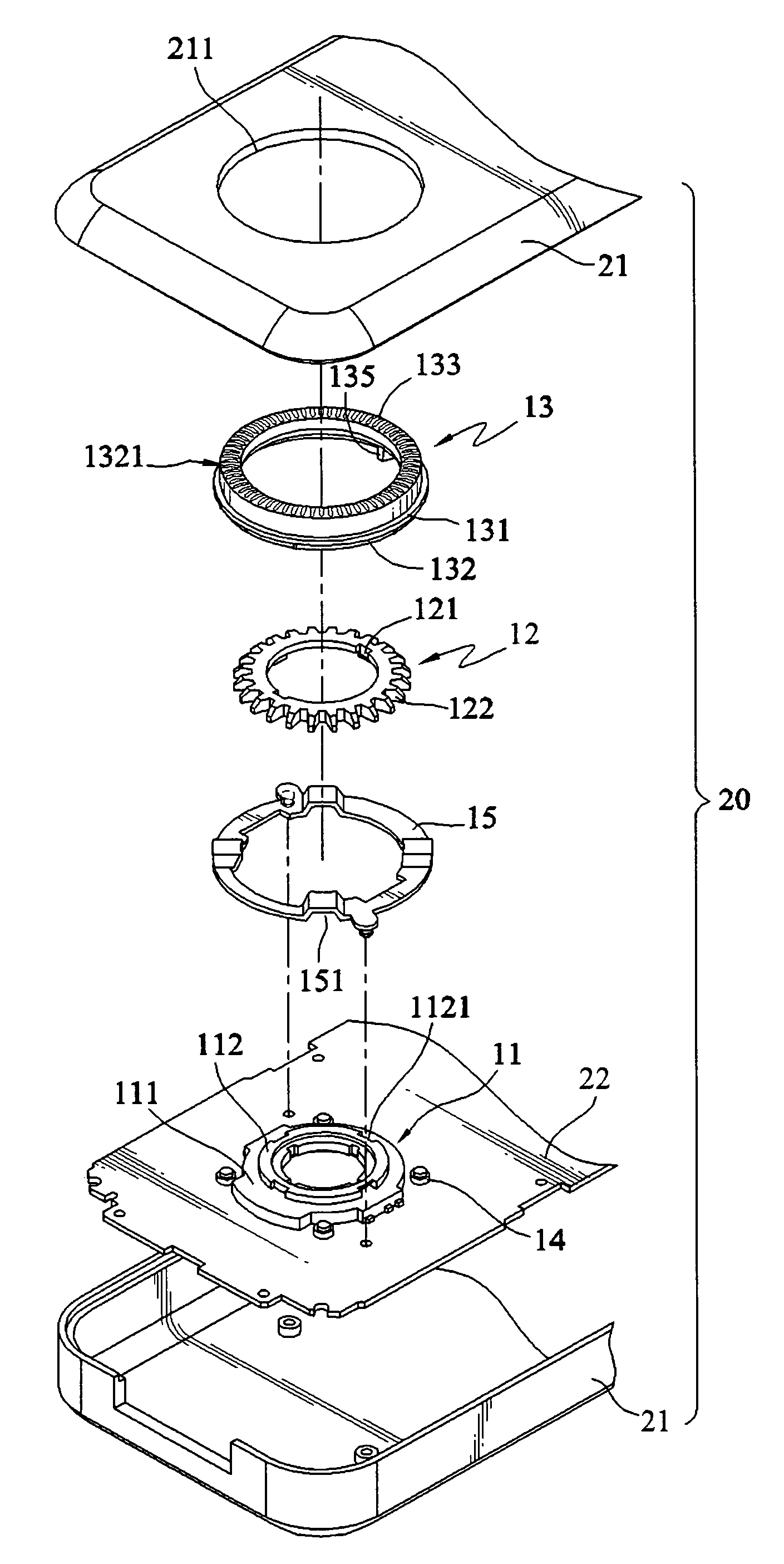 Knob structure