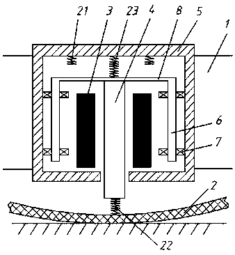 A high-efficiency power generation wheel using tire running deformation