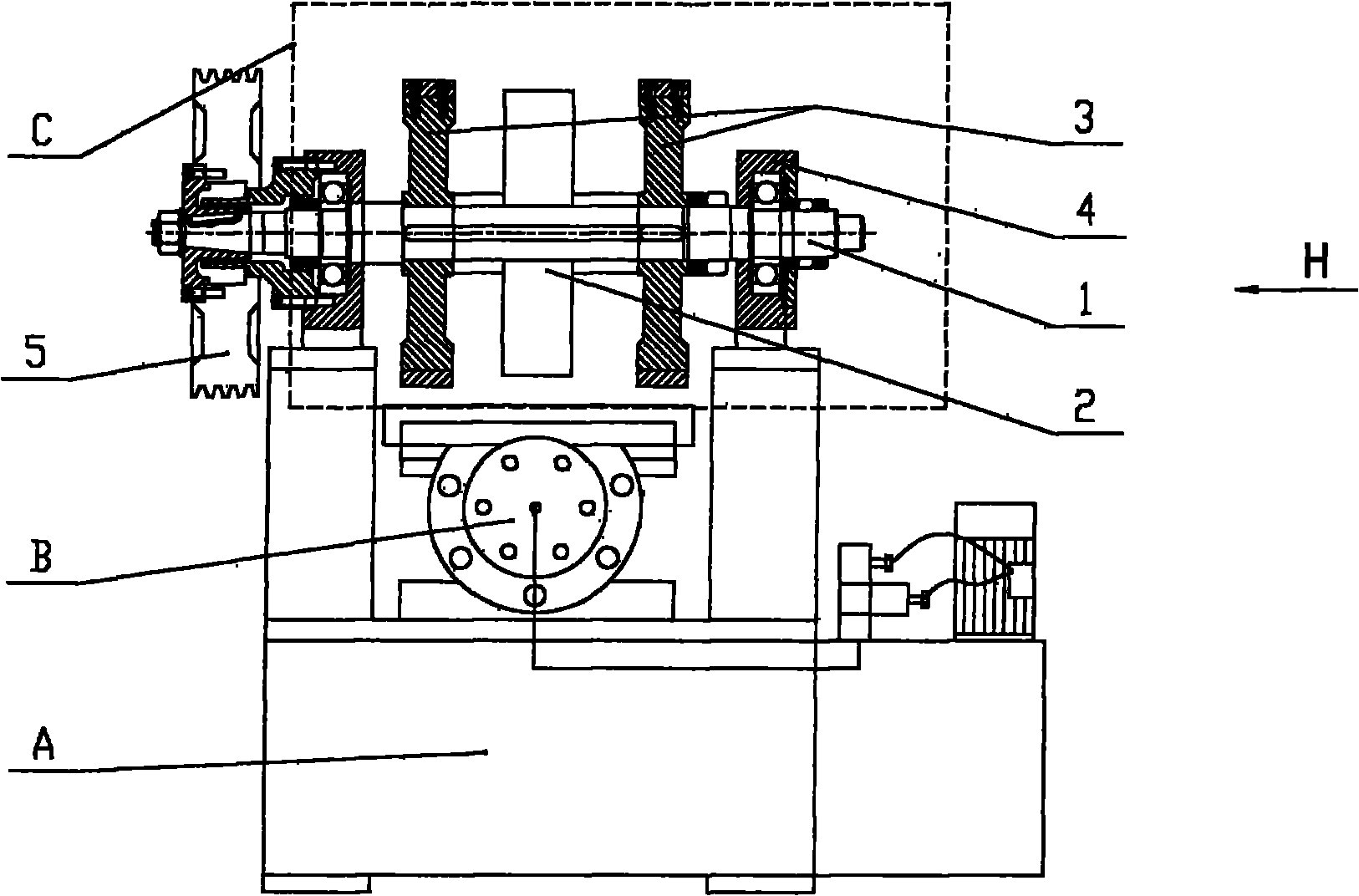 Multi-side milling machine and hydraulic clamp for same