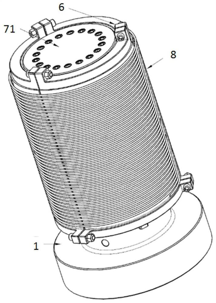 A kind of method for preparing composite material by hot pressing