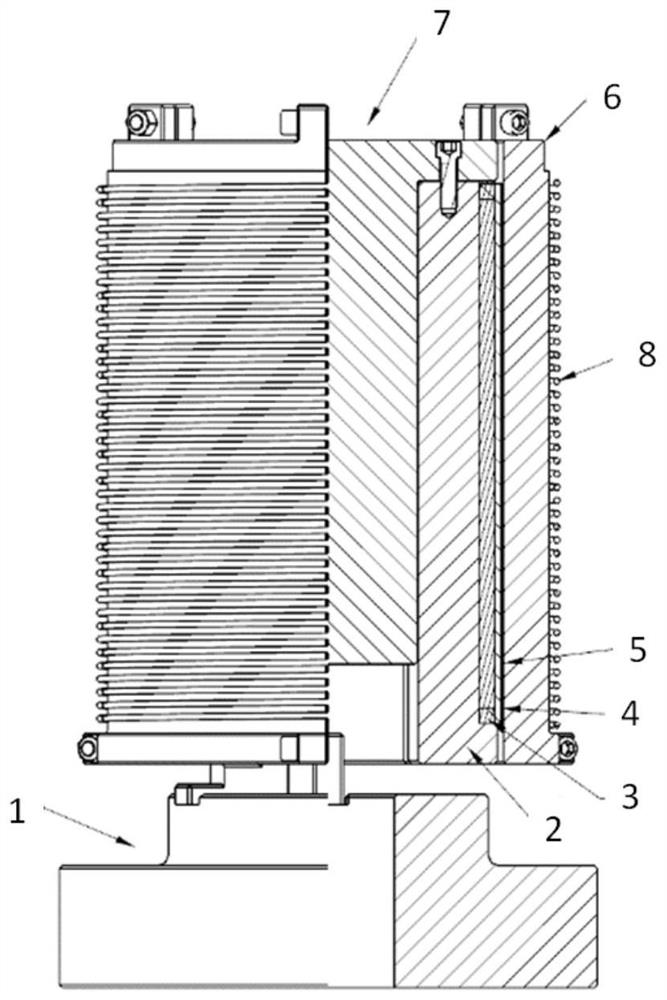 A kind of method for preparing composite material by hot pressing