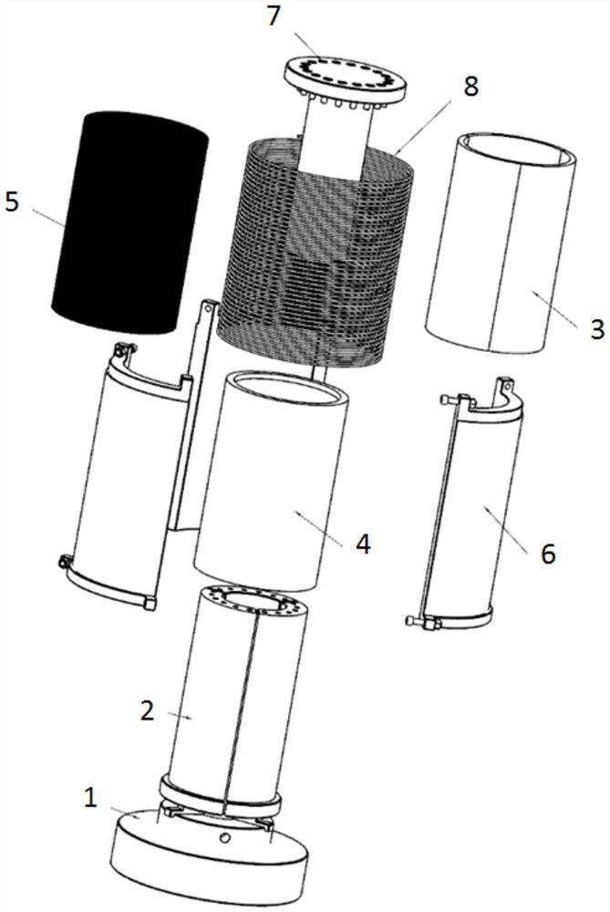 A kind of method for preparing composite material by hot pressing