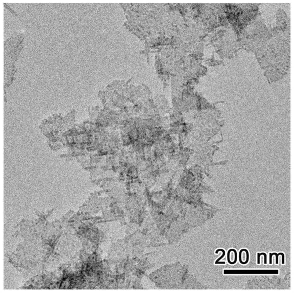 A kind of non-layered metal sulfide nanosheet and preparation method thereof