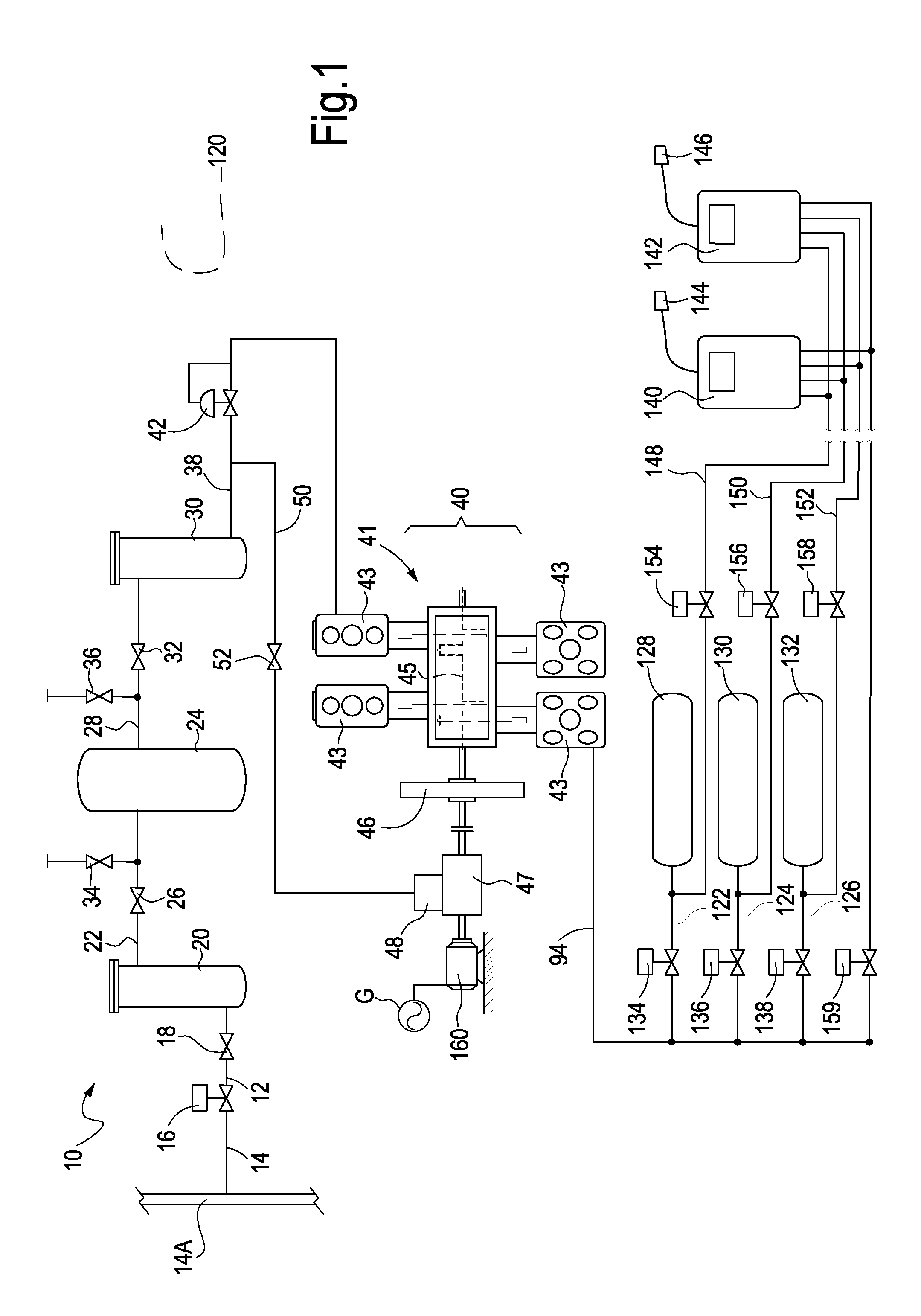 A compressed natural gas system and method