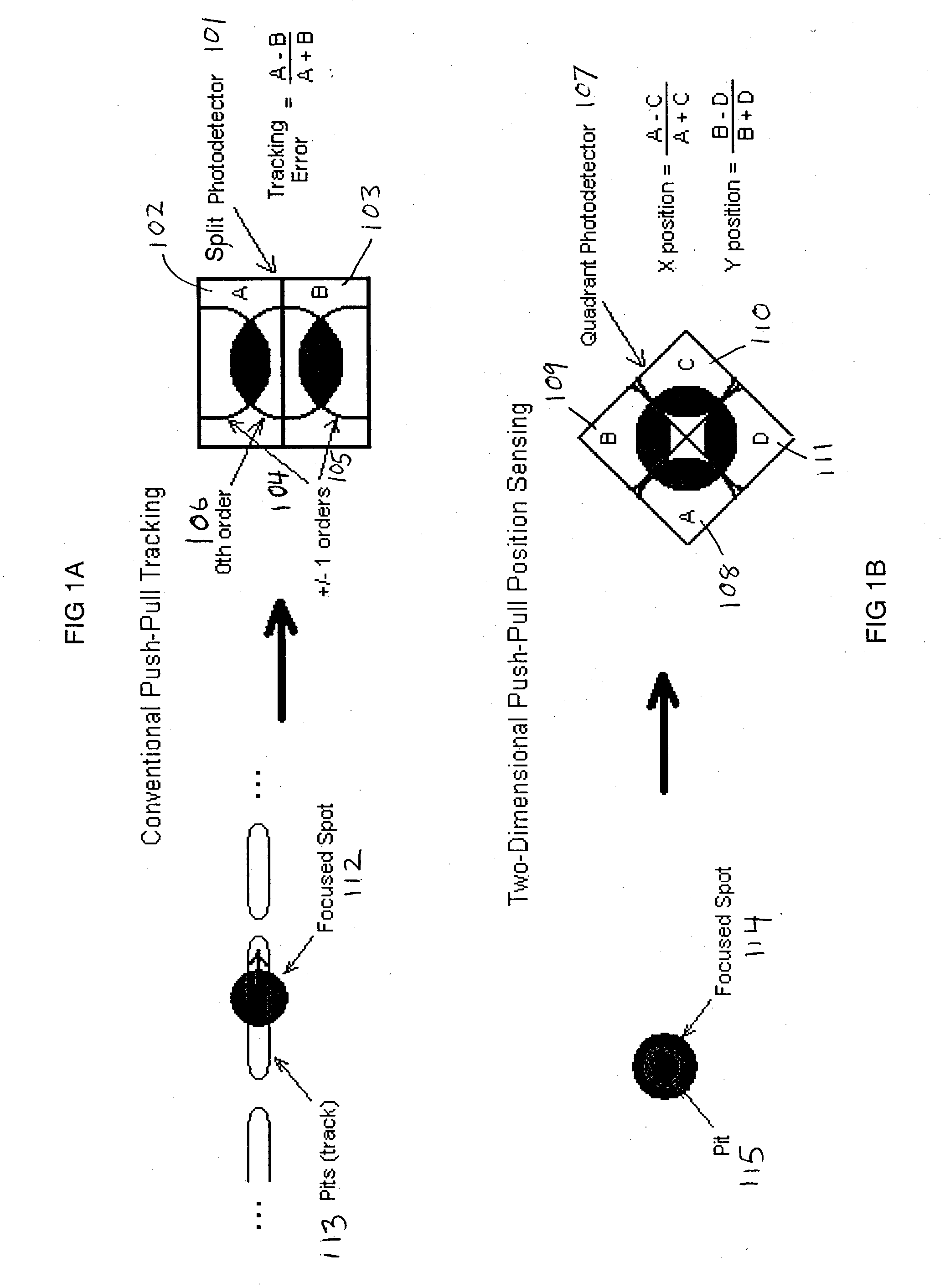 Medium position sensing