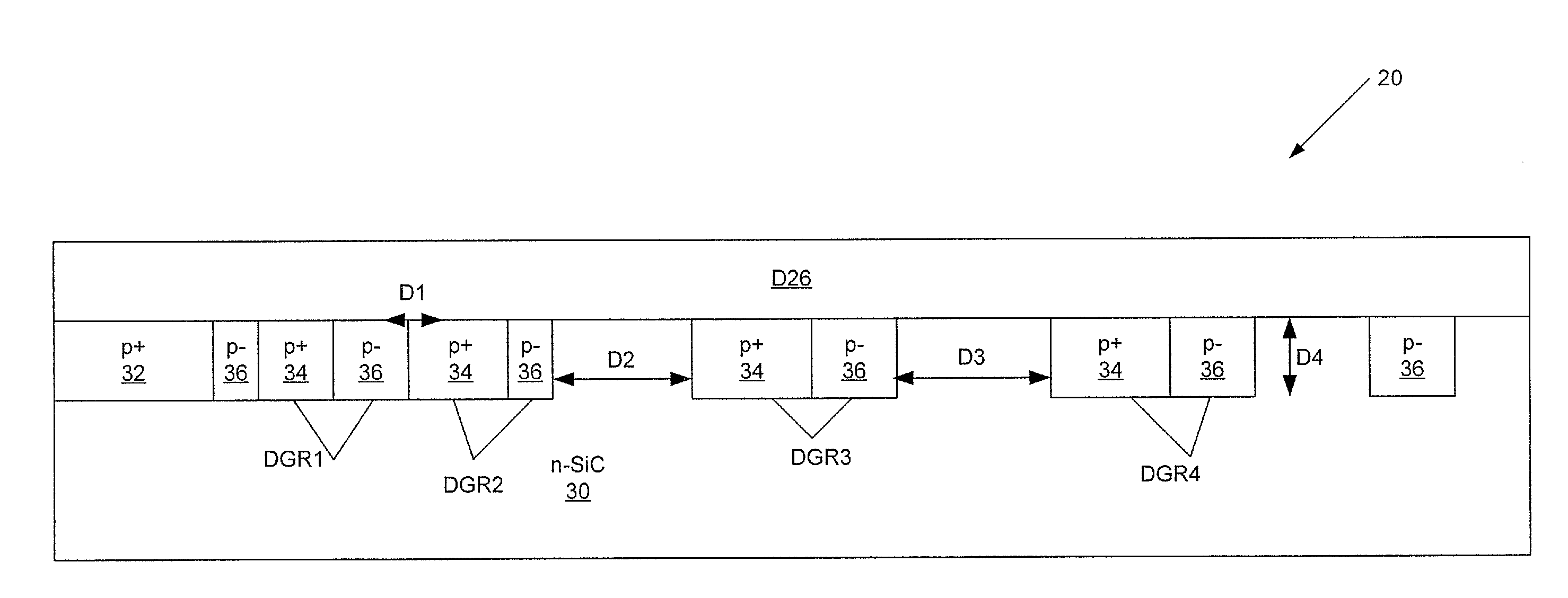 Double Guard Ring Edge Termination for Silicon Carbide Devices and Methods of Fabricating Silicon Carbide Devices Incorporating Same