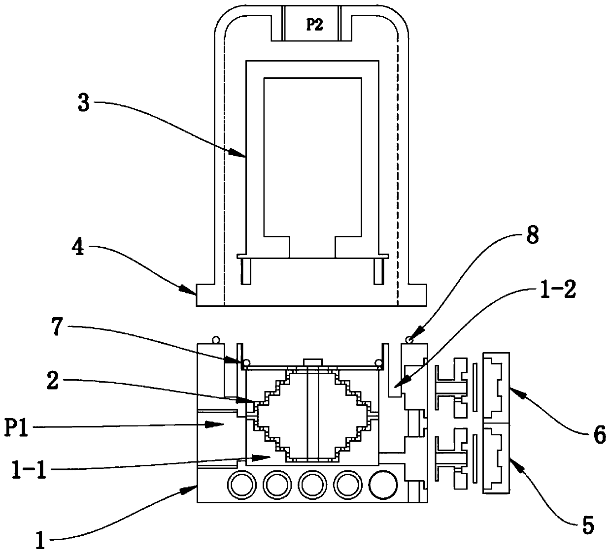 Integrated compressed air filtering and purifying apparatus and filtering and purifying method thereof