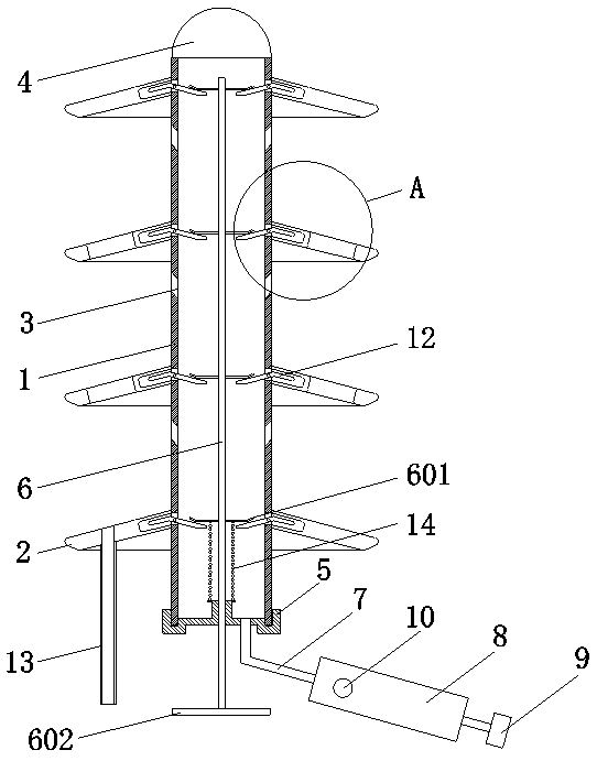 Novel vaginal irrigator used for gynecology