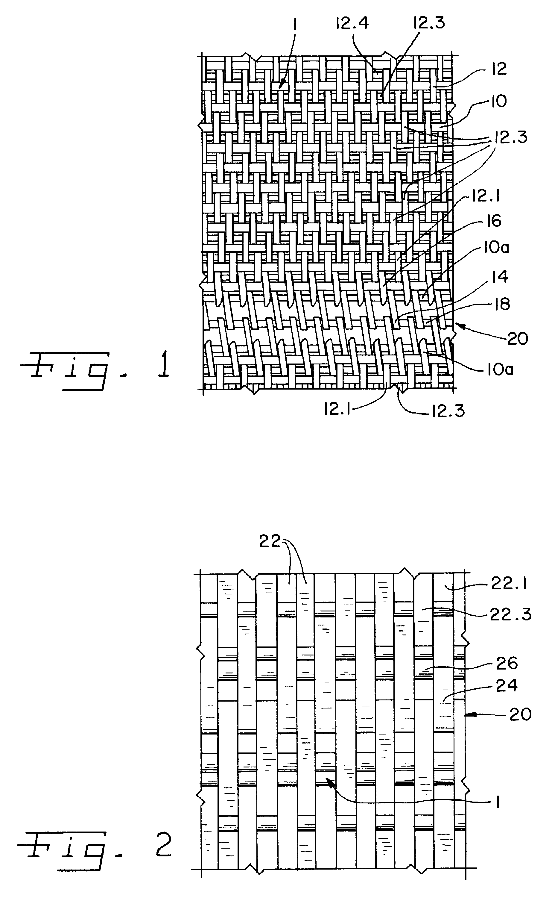 Woven fabric structure