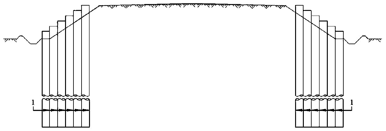 Jacking frame overpass construction method based on self-anchored prestressed overhead system