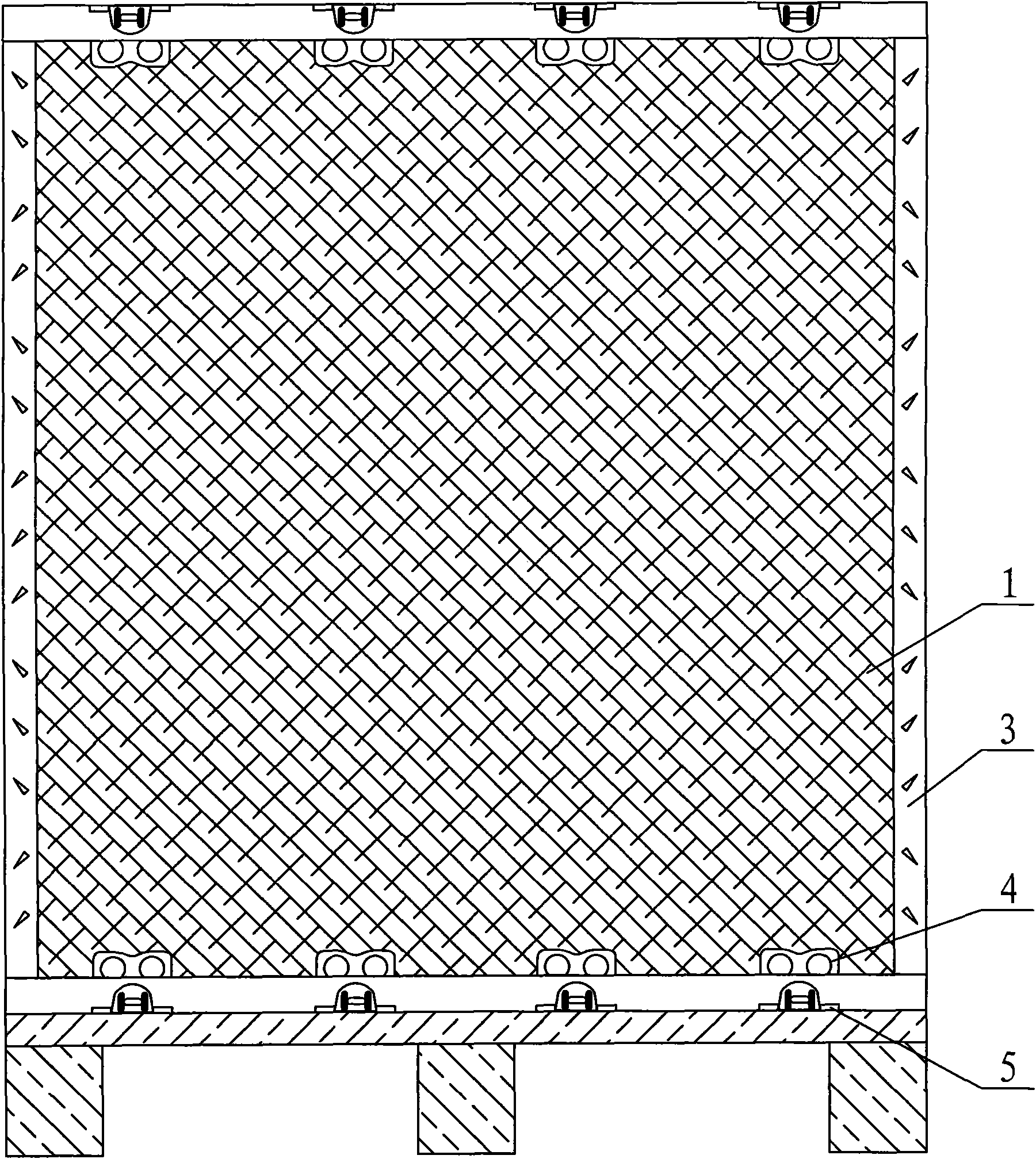 Plug-in strip type packing box