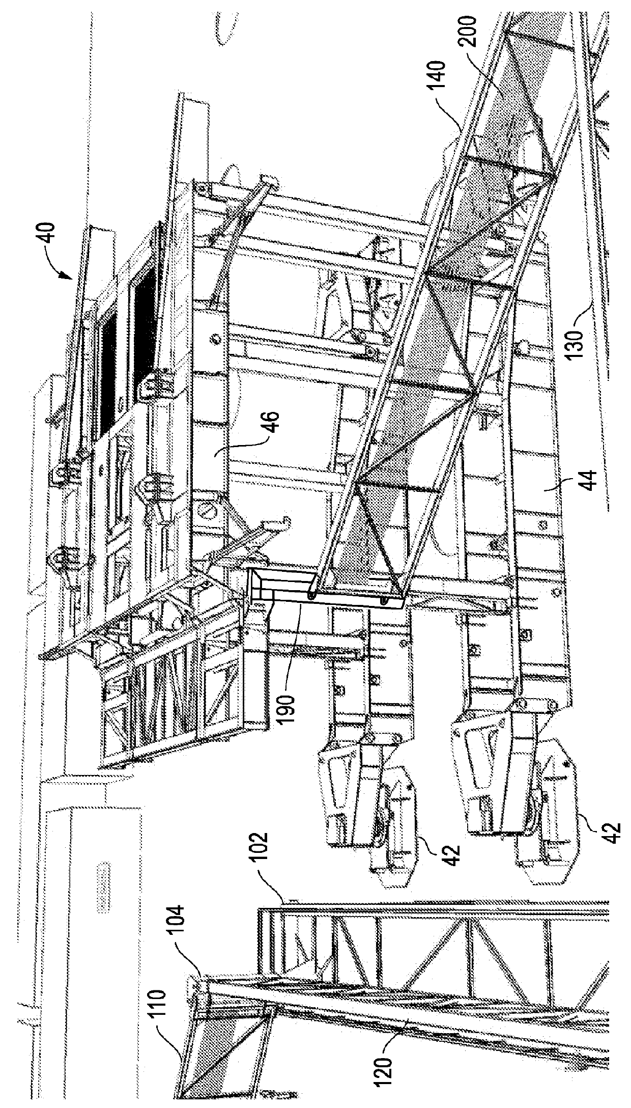 Service line transport and deployment system