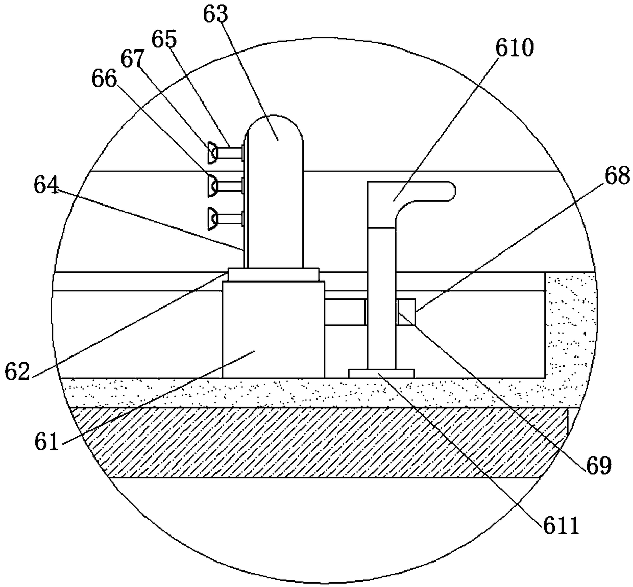 Circular-ashtray washing equipment