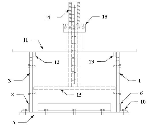 Device for preparing multi interbedding rock-soil modeling materials