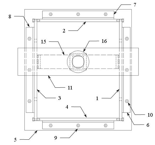 Device for preparing multi interbedding rock-soil modeling materials