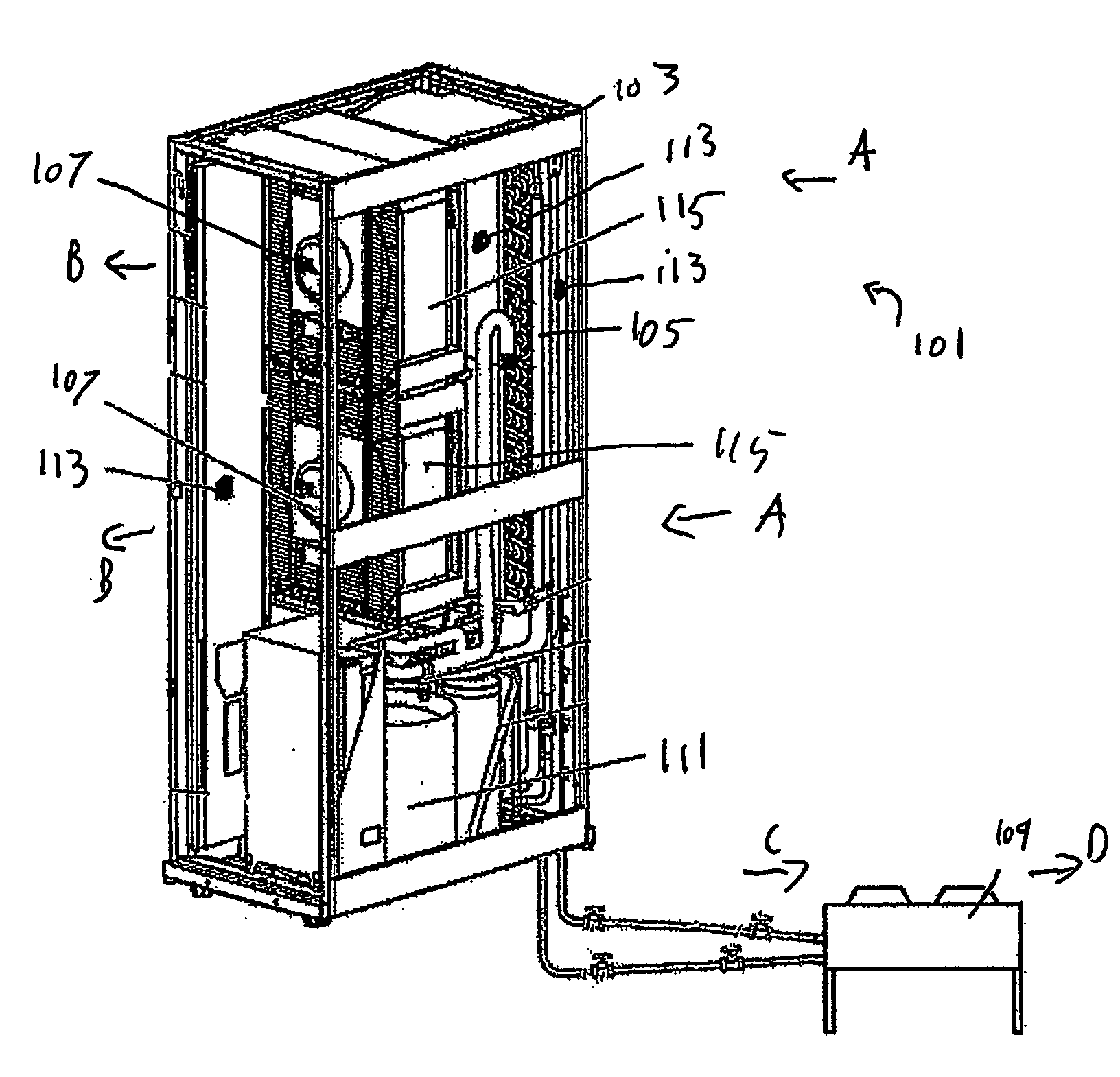 Continuous cooling capacity regulation using supplemental heating