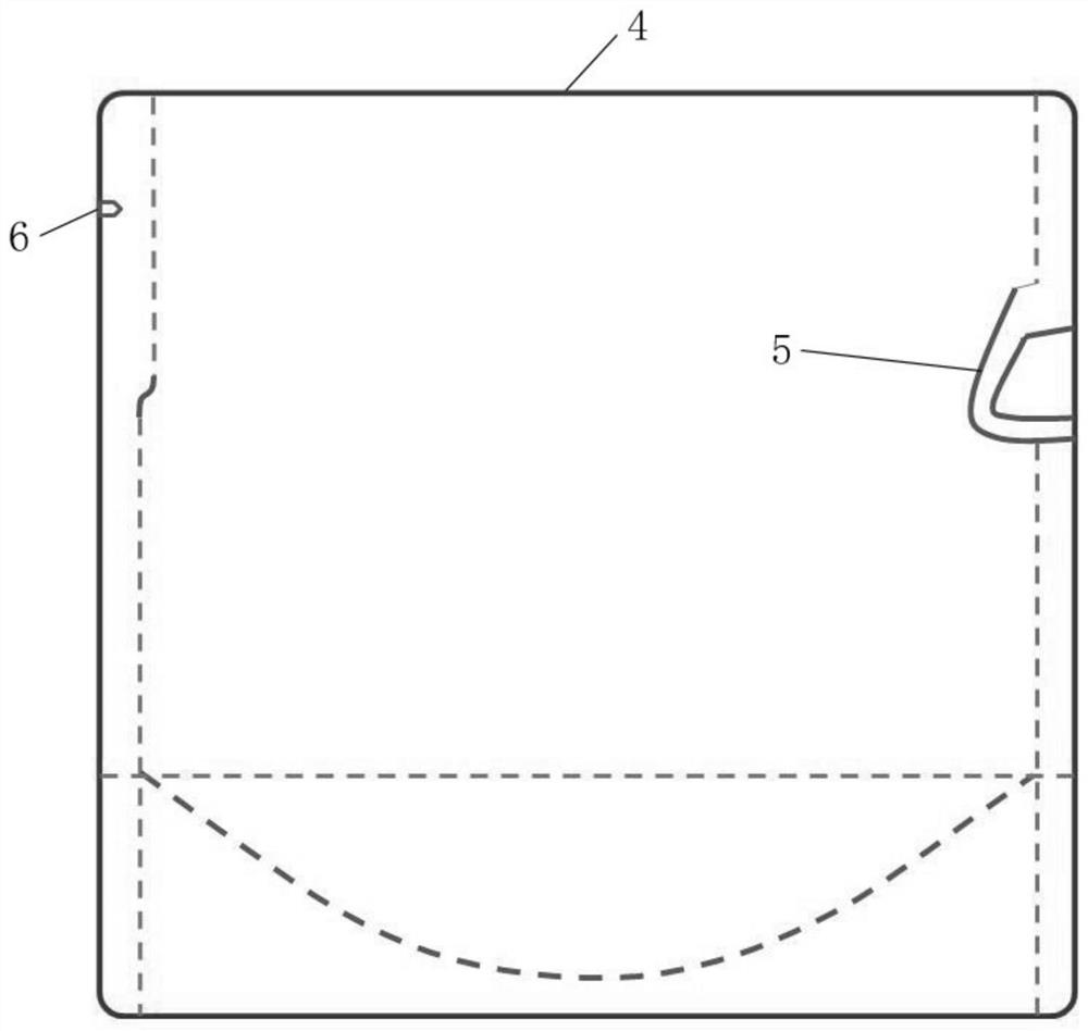 A microwave heating exhaust packaging bag