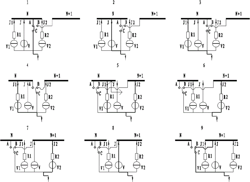 Composite vacuum on-load tap-changer switching assembly