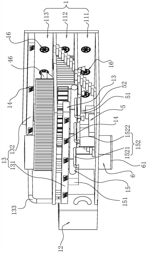 Three-layer type plastic master batch processing system