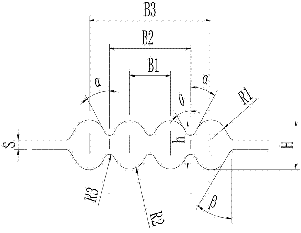 Four-line segmentation rolling technology of deformed steel bar with diameter of 10mm