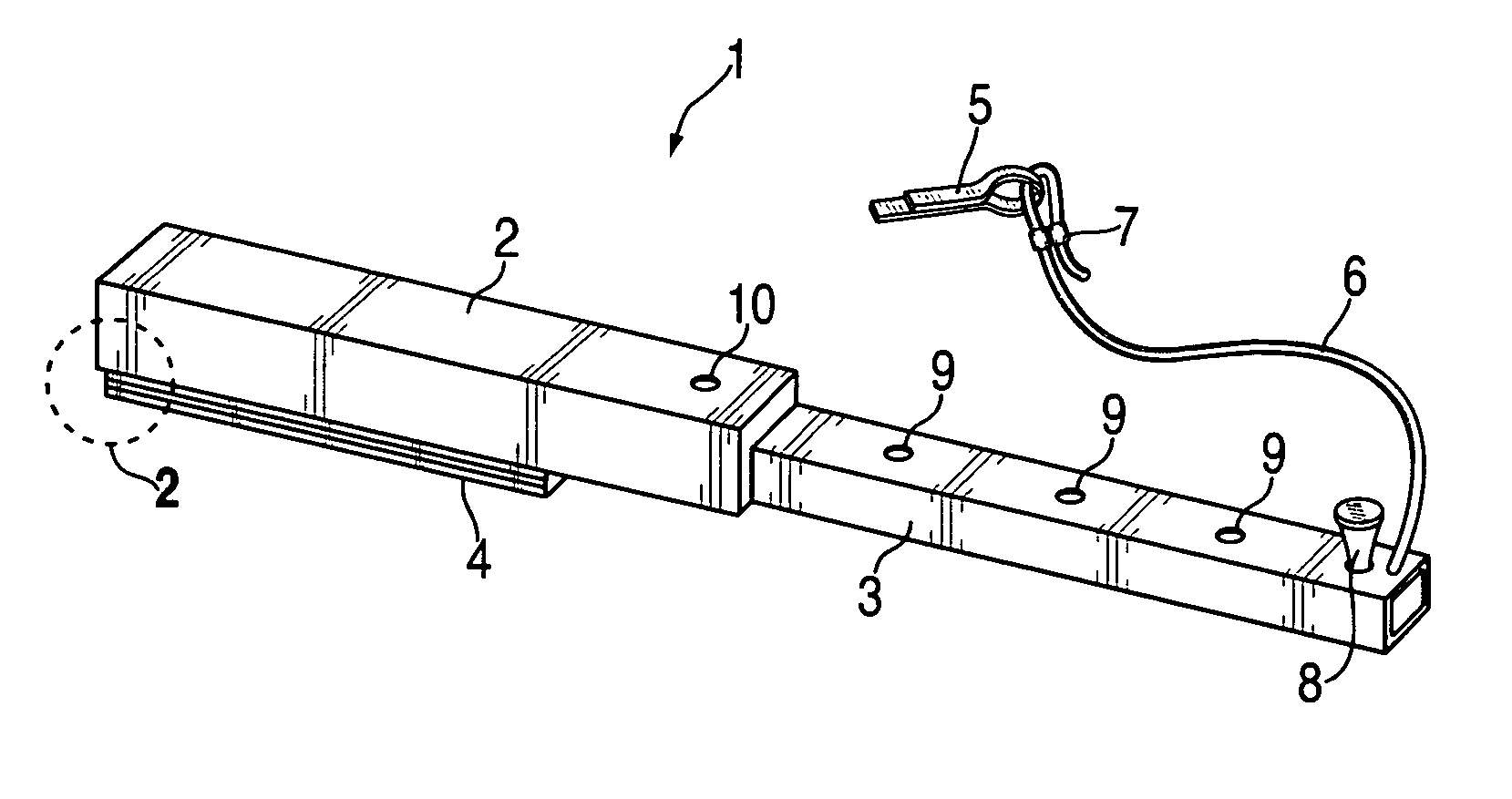 Adjustable removable restraining stop for double hung windows