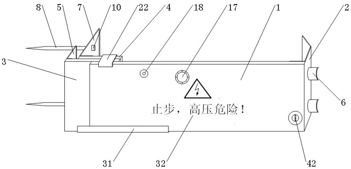 A 10kv metal-enclosed switchgear isolation baffle blocking device