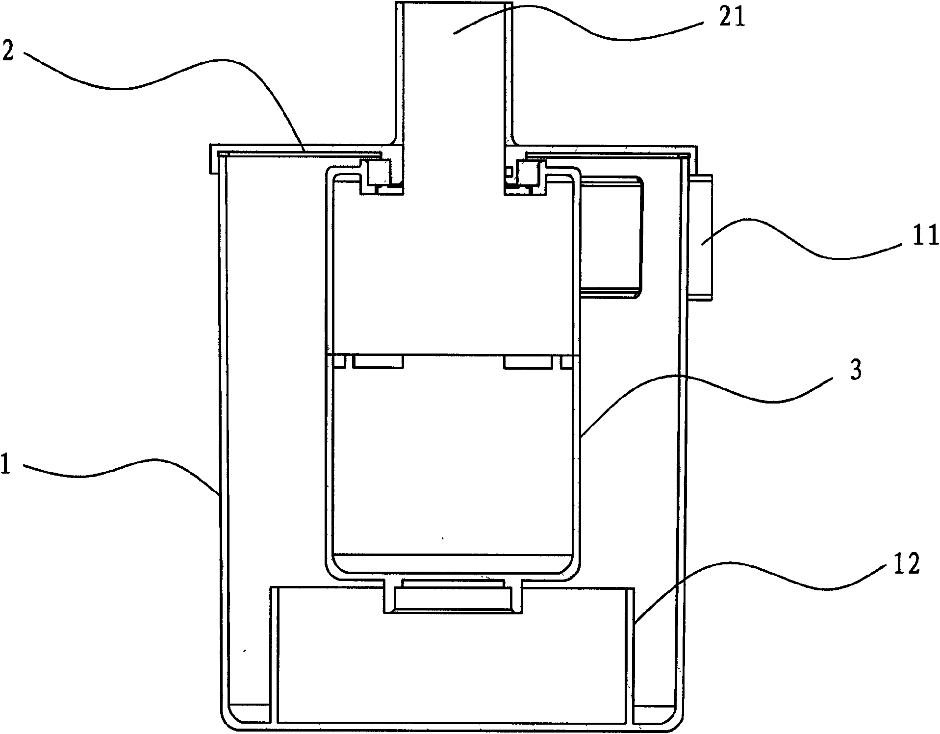 Dust suction filter