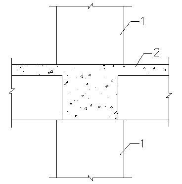 Reinforcement lightweight aggregate concrete flat beam structure