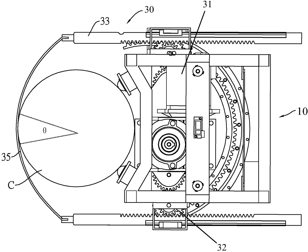 Crawling robot and crawling rod structure thereof