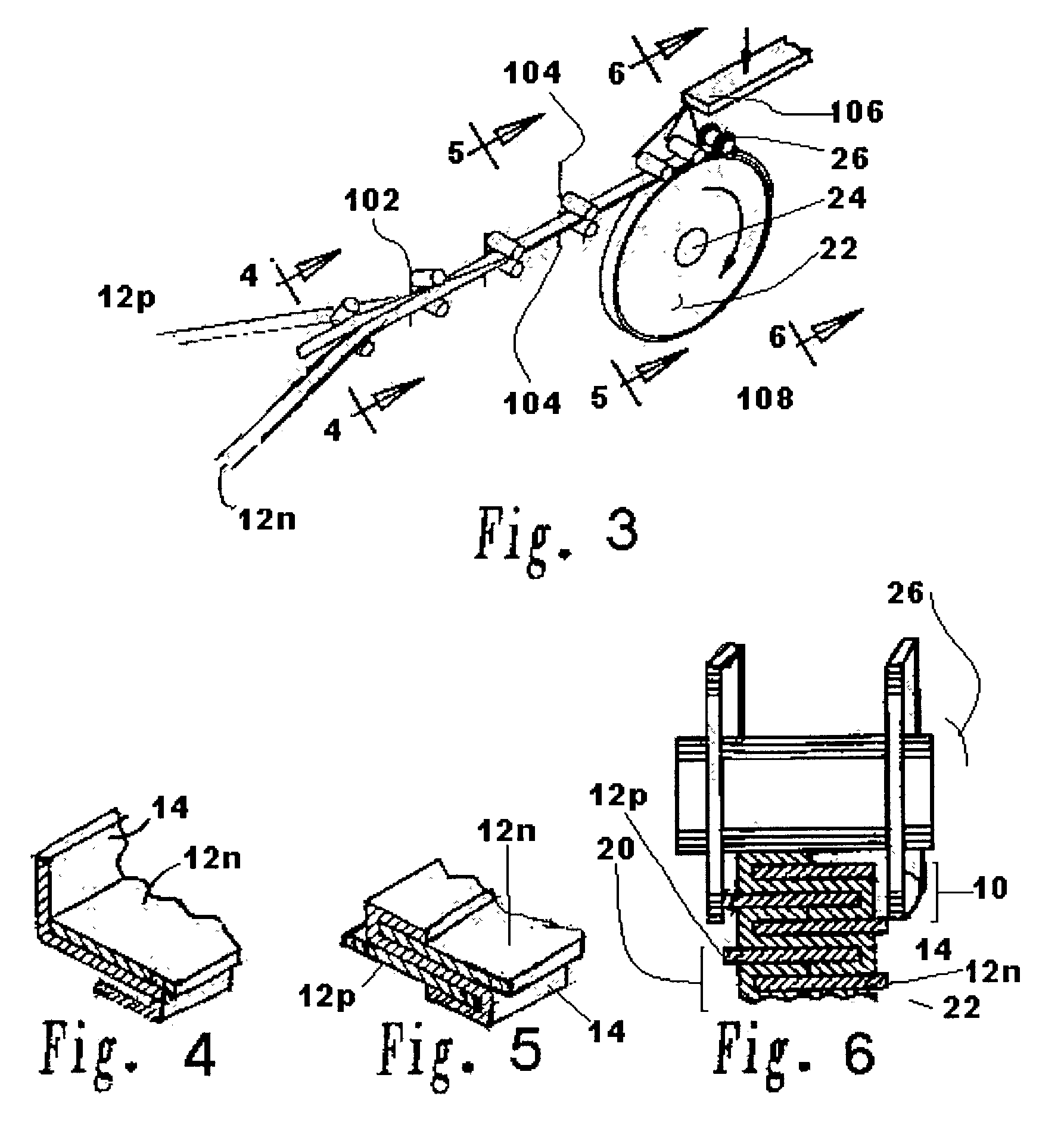 Cell structure for electrochemical devices and method of making same