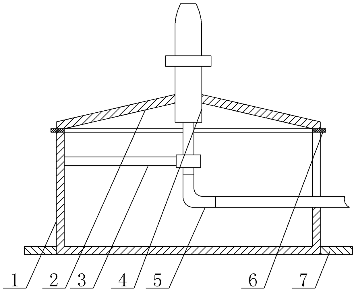 Quick water valve quick installation device