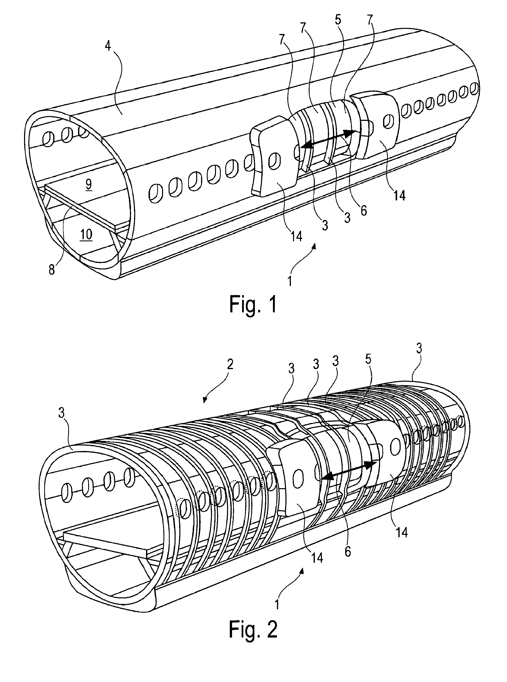 Aircraft door with oversizing