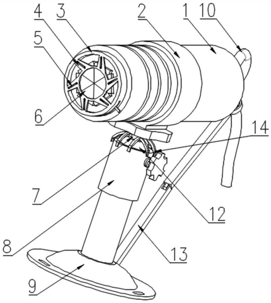 Infrared scribing instrument with light diameter adjusting mechanism