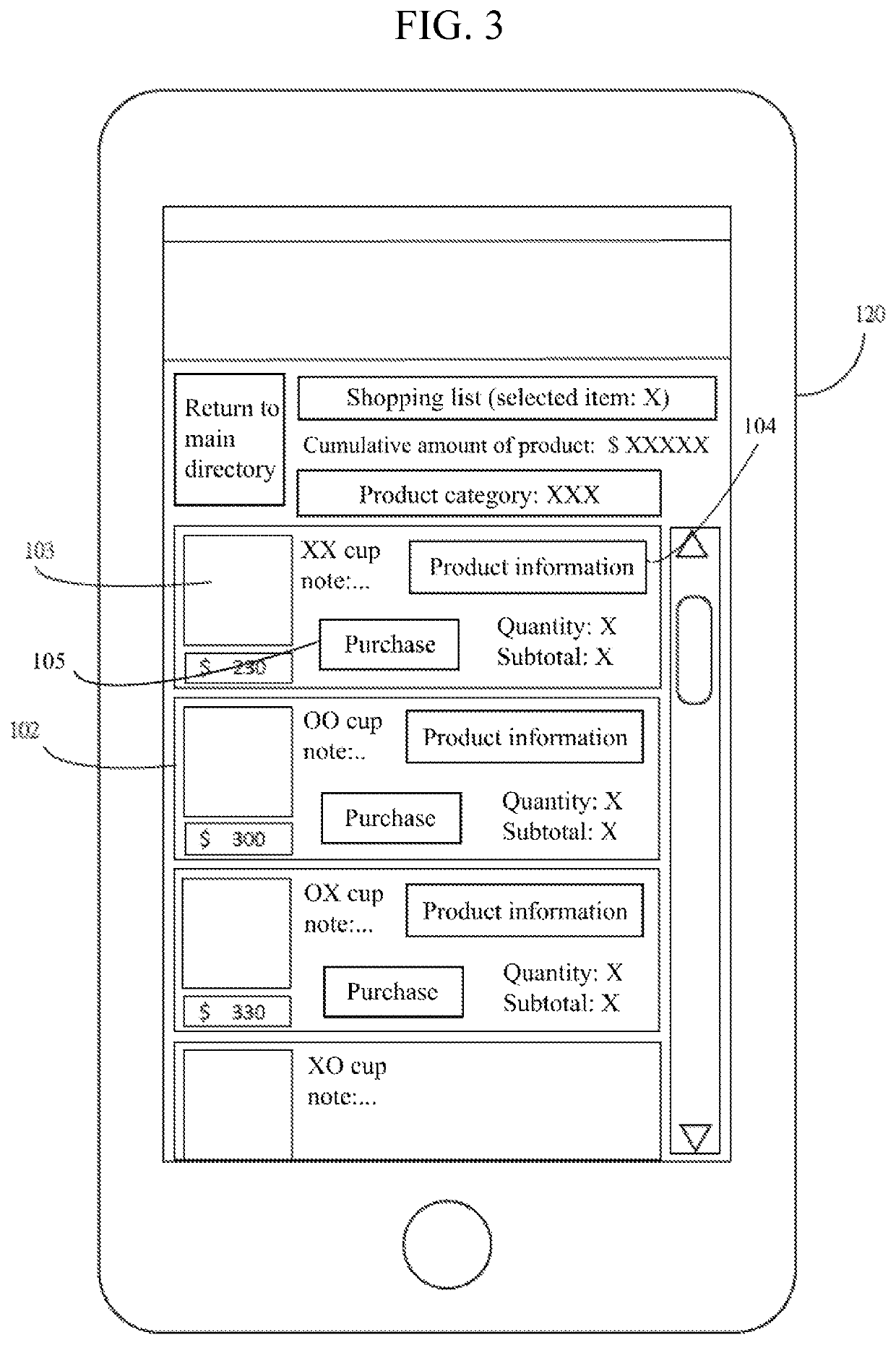 Website shopping system and shopping method thereof