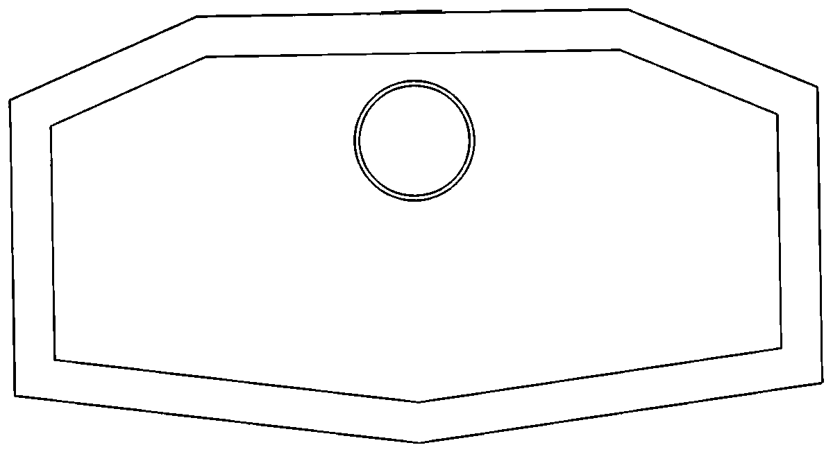 Adsorption cavity with honeycomb grid structure and adsorption method thereof