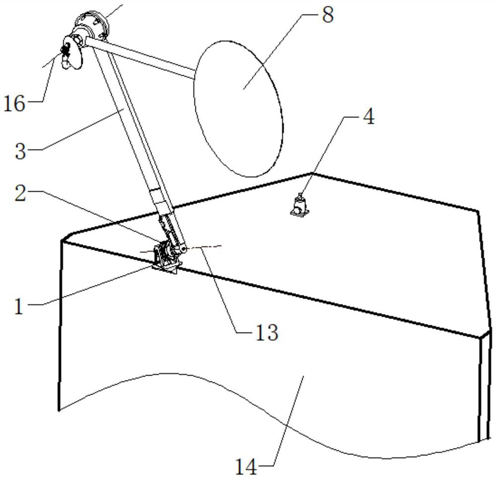 Deployable Mechanism of Spaceborne Antenna