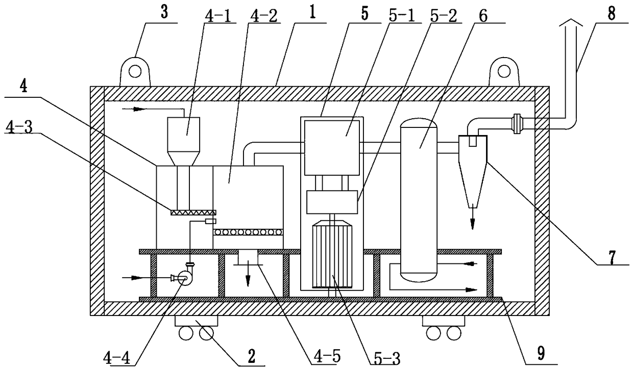 Movable biomass cogeneration device