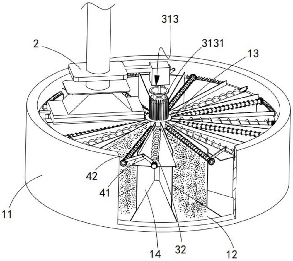 A kind of color mixing processing equipment and technology before air spinning color spinning