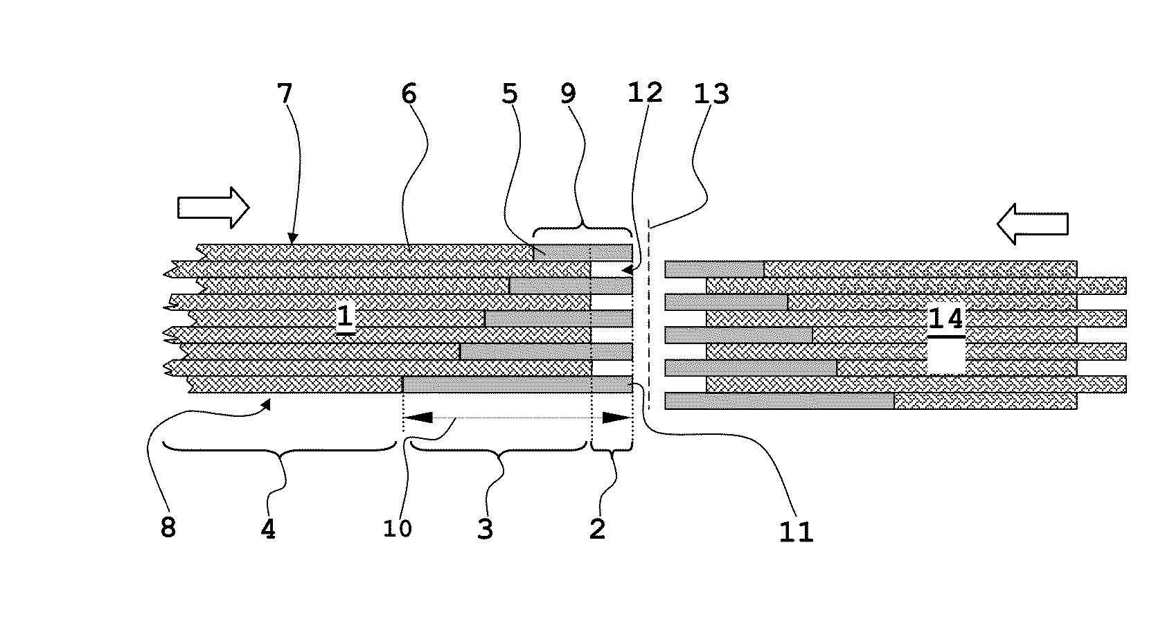 Componet, in particular a shell component, which can be joined thermally and/or mechanically, for building a fuselage section of an aircraft