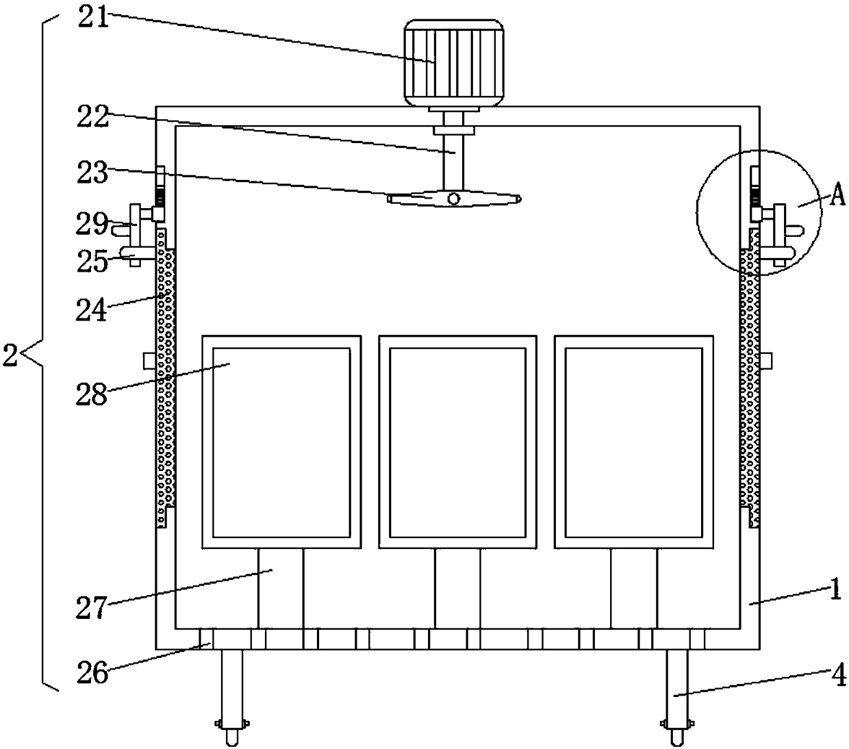 Damp-proof storage box for hardware