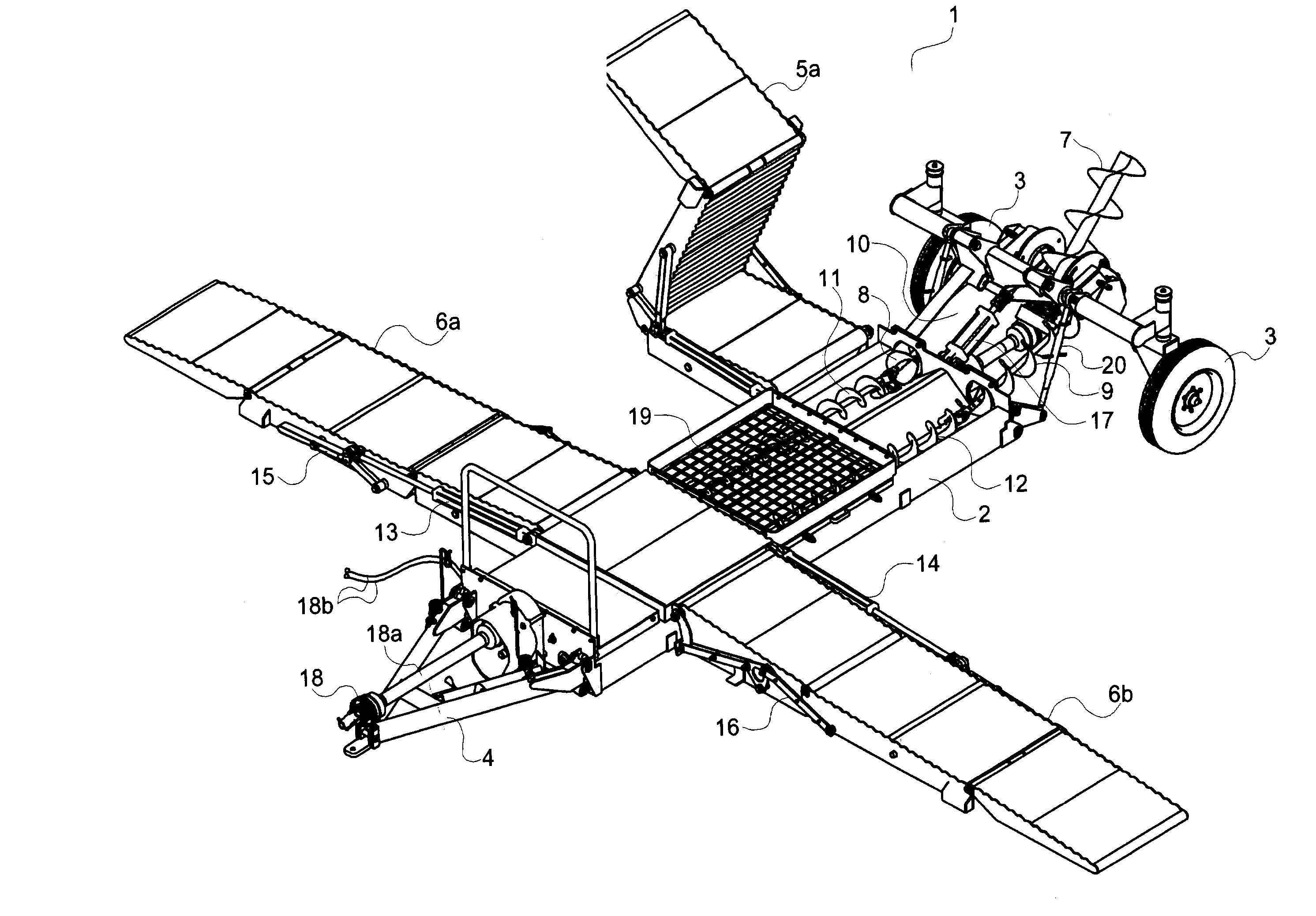 Unloading system for particulate material