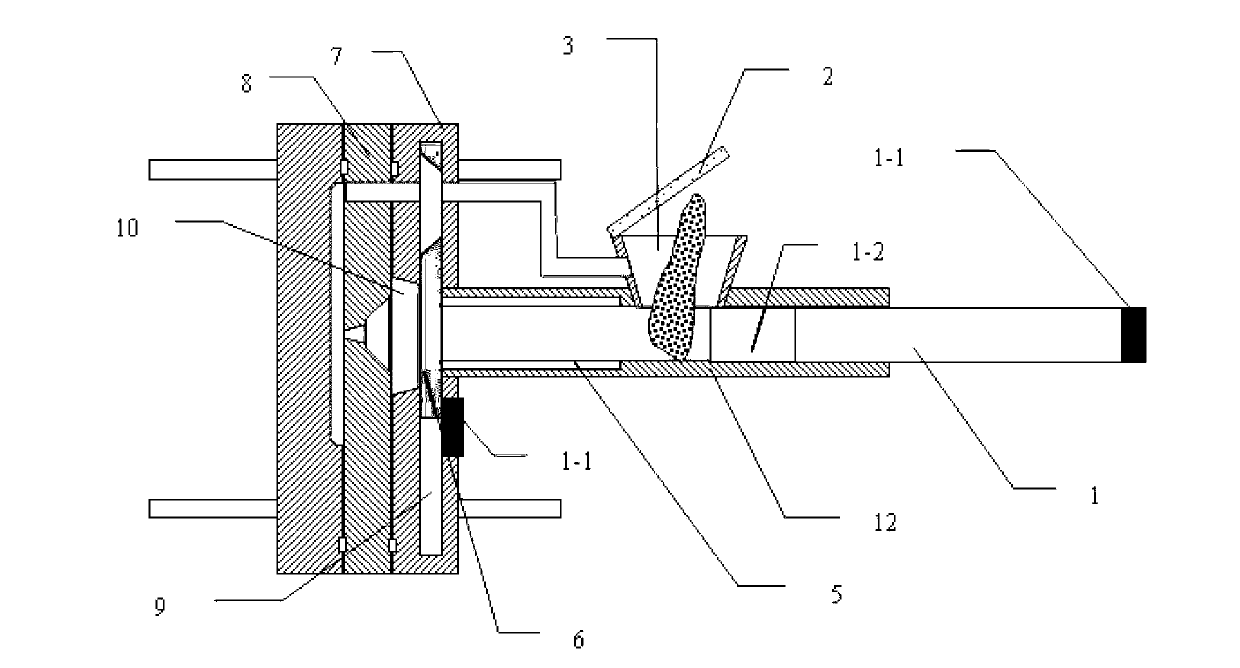 Pulse discharge auxiliary die-casting device and method