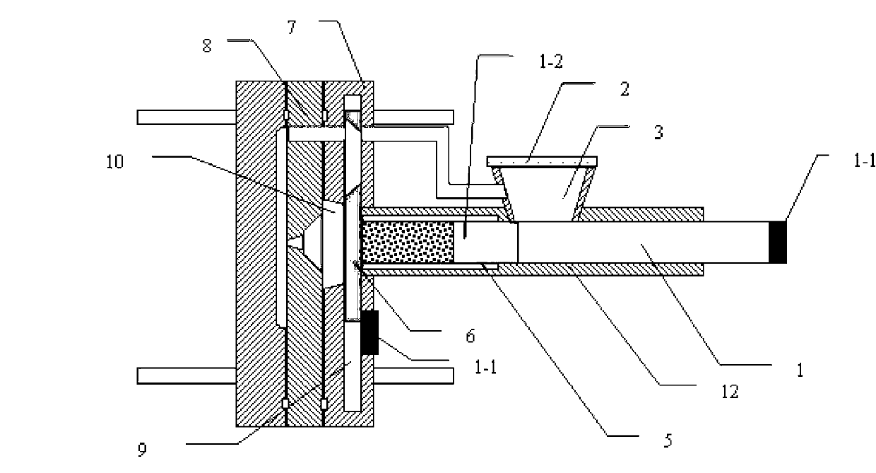 Pulse discharge auxiliary die-casting device and method