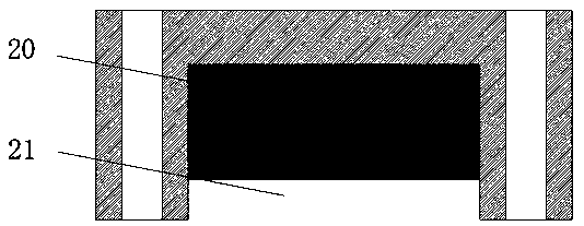 A water-cooled power distribution cabinet suitable for a water surface