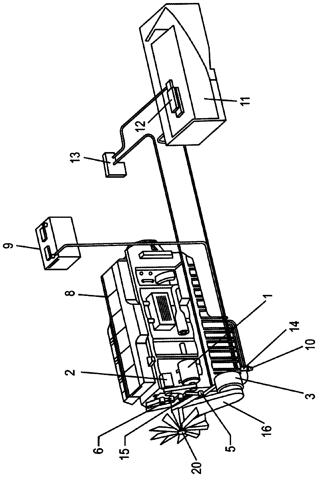 Front end motor-generator system and hybrid electric vehicle operating method