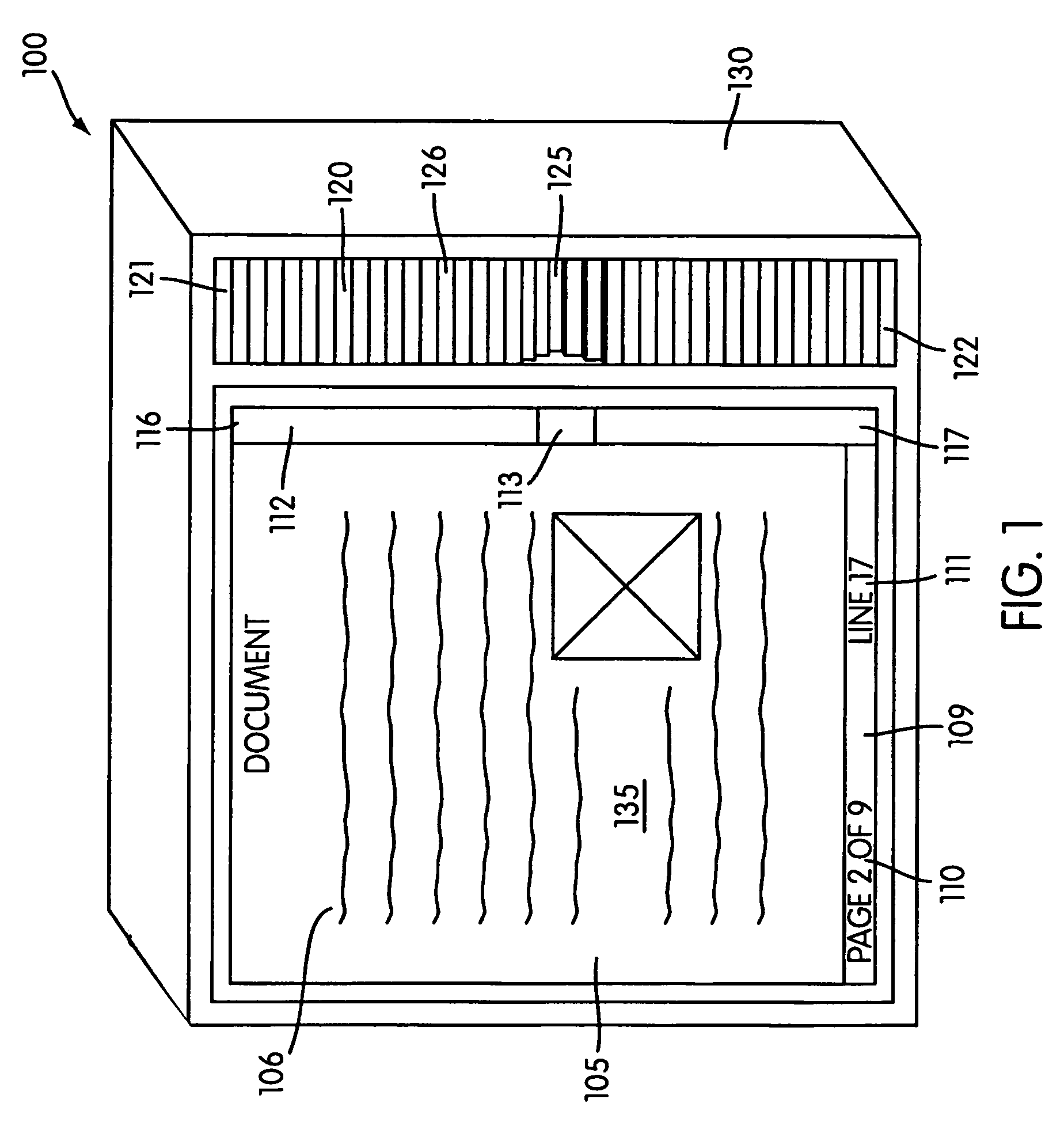 Tactile device for scrolling