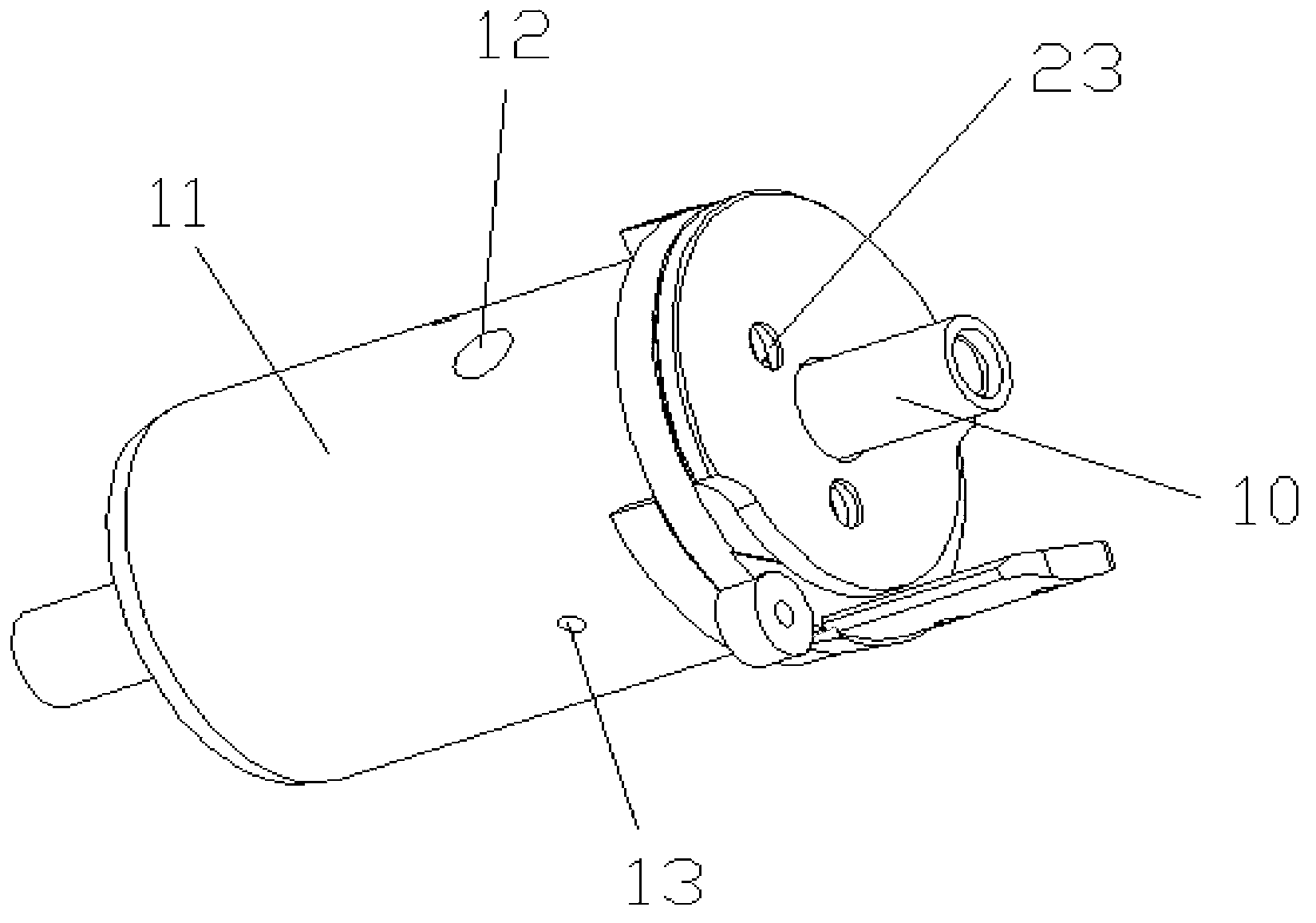 Rotary shuttle oil-supplying device