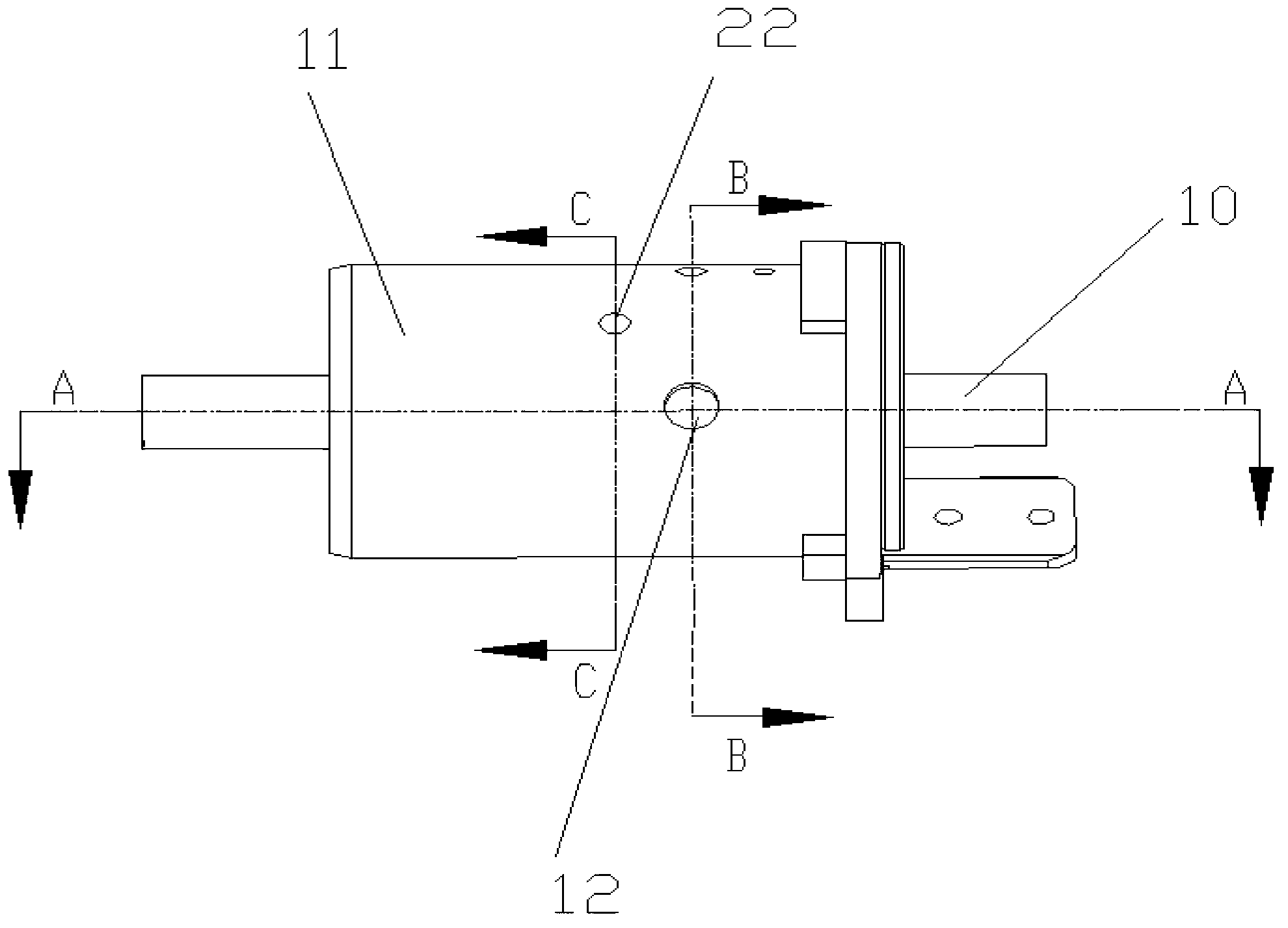 Rotary shuttle oil-supplying device