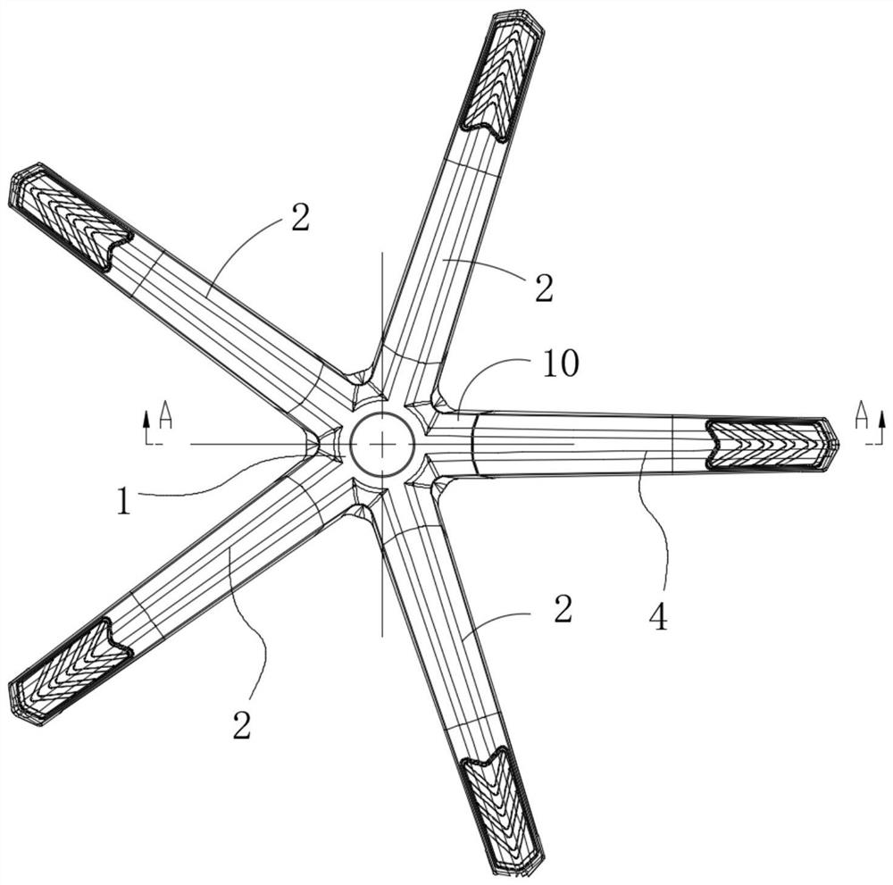 Detachable chair leg and assembling method thereof