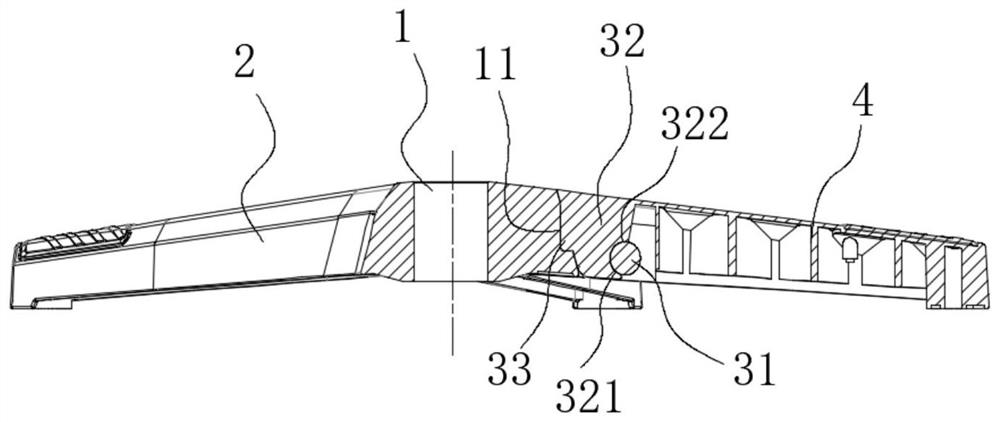 Detachable chair leg and assembling method thereof